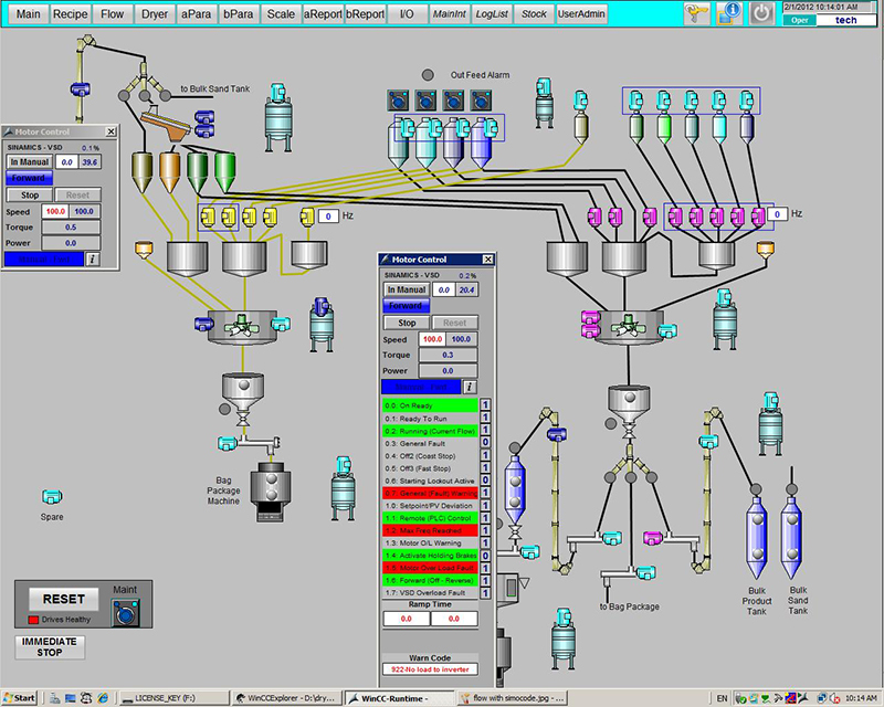 干粉砂浆控制系统(澳大利亚)